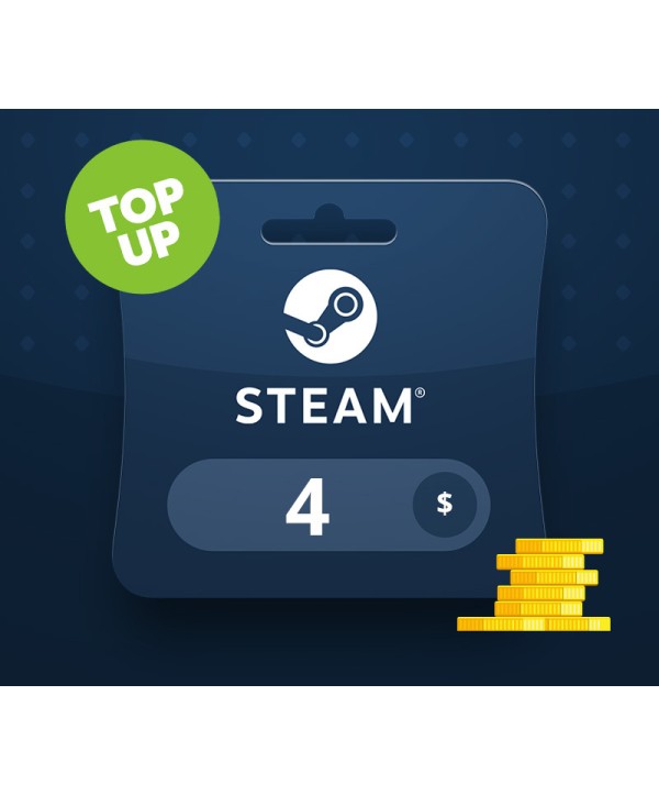 Steam USD 4 Top Up CIS Steam Key 